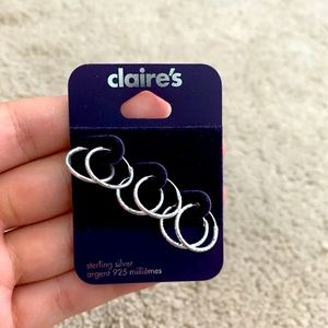 Claire’s hoop earring set